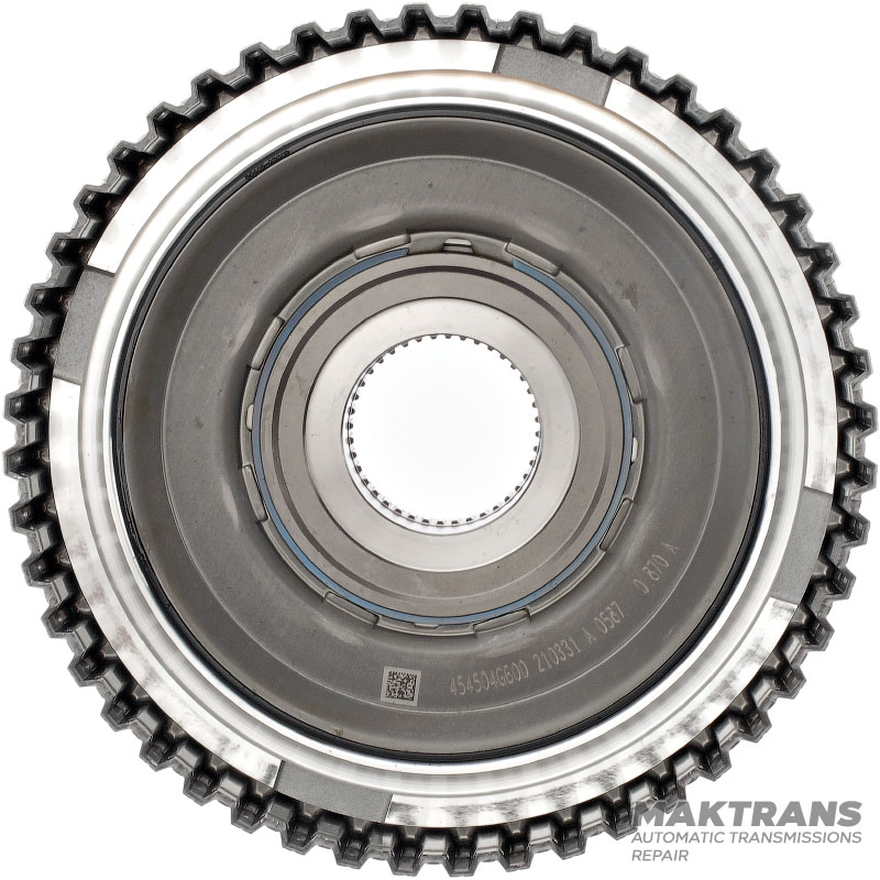 Trommel-Underdrive-Kupplung A8LF1 454544G600 (leer ohne Scheiben, Höhe vom Kolben bis zum Sicherungsring 18,50 mm (4 freie Scheiben)