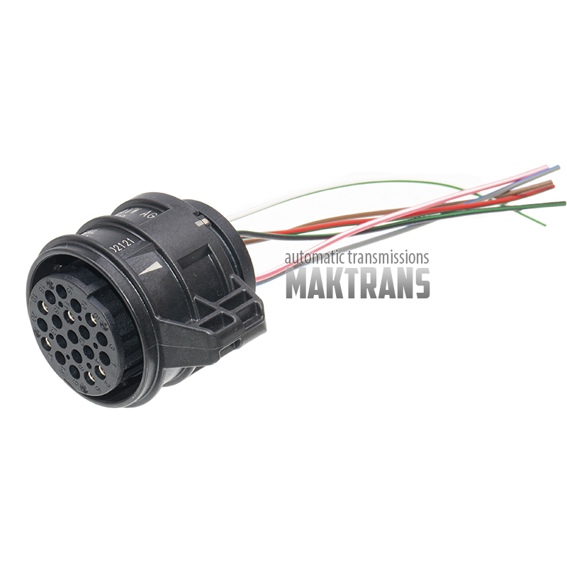 Stecker mit Drähten der GETRAG DCT450-Elektronikeinheit – aktive Pins: 2,5,6,11,17,19