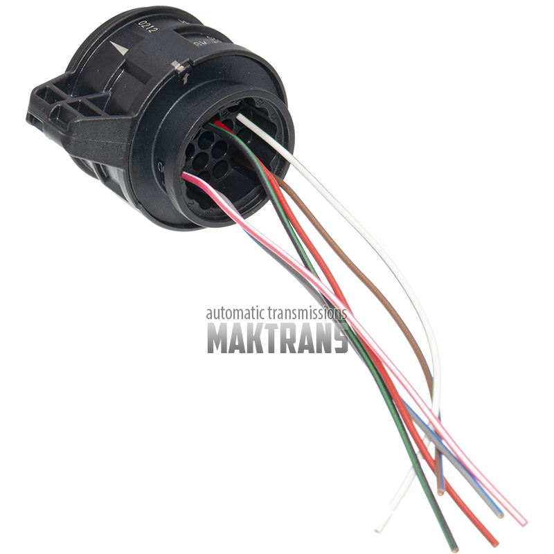 Stecker mit Drähten der Elektronikeinheit GETRAG 6DCT450 6DCT451 02E - aktive Pins: 2,5,6,11,17,19