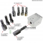 Adapter zum Testen von Magnetspulen Normal High AW TF-60SN 09G 09K 09M & Toyota A750E A760E
