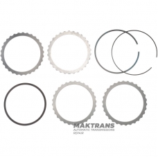 Satz Stahlräder Vorwärtskupplung JATCO CVT JF011E – 3 Stahlscheiben (Dicke 1,40 mm), 1 Stützscheibe (Dicke 4,20 mm)