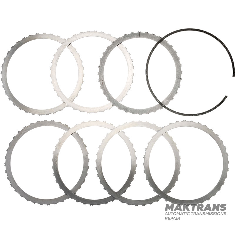 Satz Stahlräder C3 (K3) Kupplung Aisin Warner / VAG 0C8 - 7 Scheiben enthalten (2 Klemme, 5 Stahl)