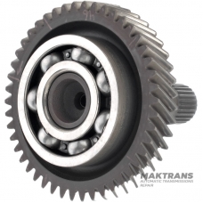 Antriebsrad des Schrägverzahnungspaares JATCO JF403E / RE4RF04A – Gesamthöhe 122 mm, 46 Zähne (Außen-Ø 122,55 mm)