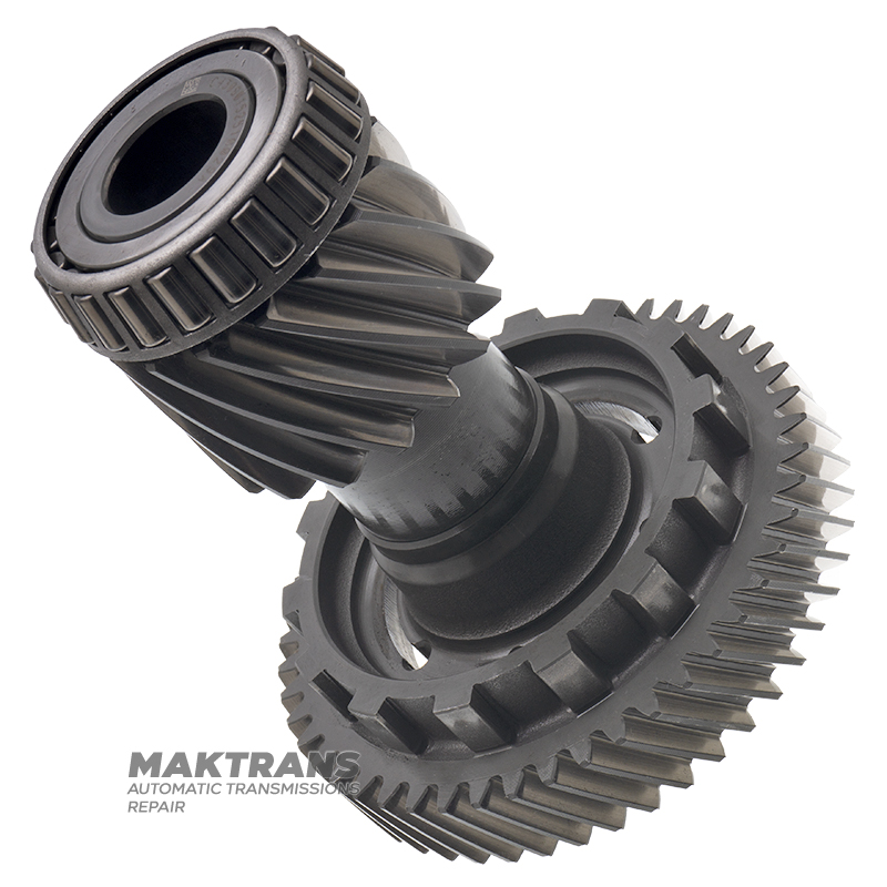 TOYOTA UA80 Differential-Antriebsradsatz – zentrales Bremssattelrad mit original (OEM) gebrauchten Lagern (52 Zähne, Außen-Ø 143,15 mm), Industriewelle (16 Zähne (Außen-Ø 70,60 mm) / 49 Zähne (Außen-Ø 136, 75 mm)