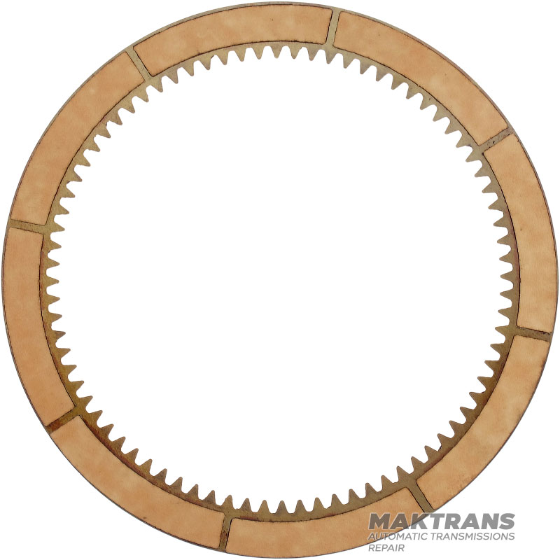 Reibscheibe des Drehmomentwandlers ZF 8HP45 8HP50 8HP55A 8HP65A 8HP70 8HP75 — (außen 197,05 mm, 80 Zähne, Dicke 2,50 mm)
