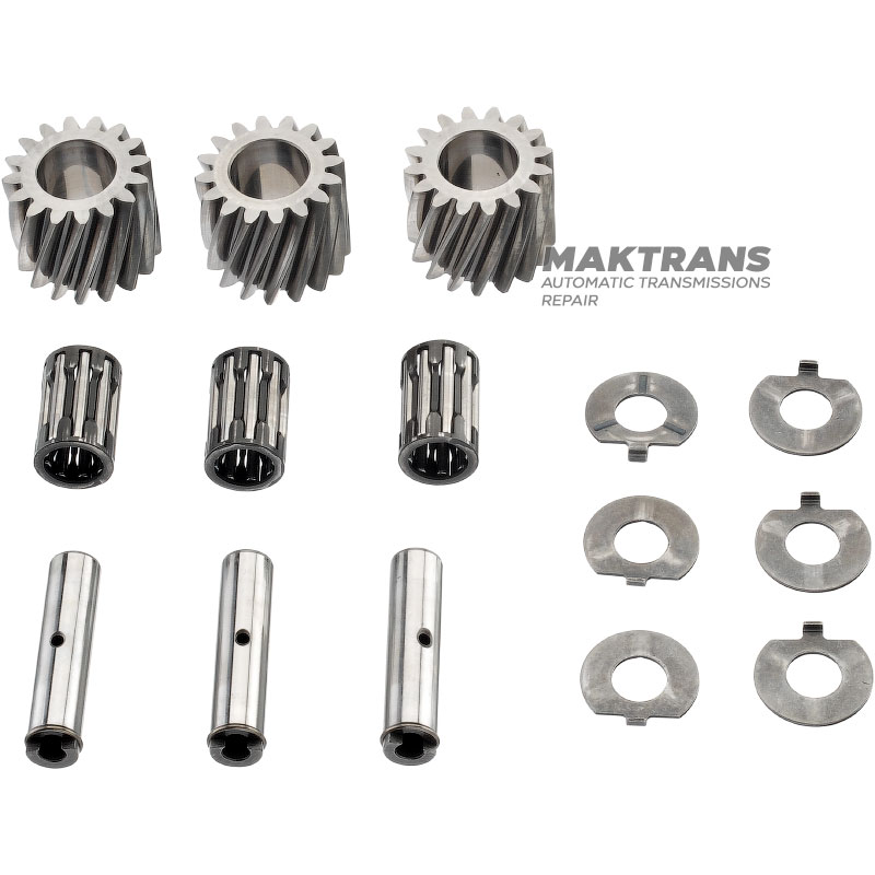 Planetenradsatz hinten für Mercedes-Benz 722.6 - 3 Ritzel (16 Zähne, Außen-Ø 30,30 mm, Höhe 24,90 mm)