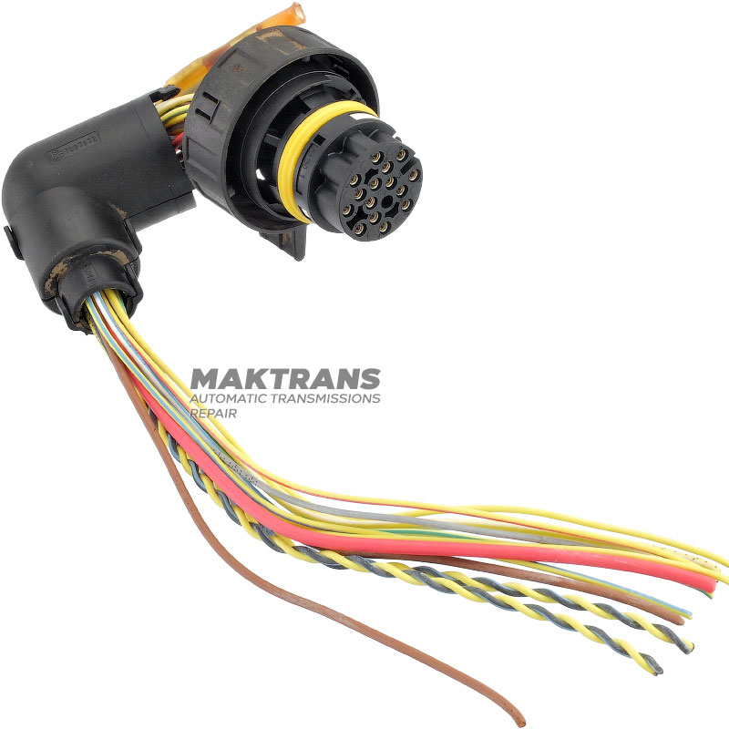 Stecker mit Leitungen ZF 6HP19 6HP21 (BMW X1 35iX VM53 N55) 12537598066 12537598063 7522996 — (Pin Nr. 8 leer)