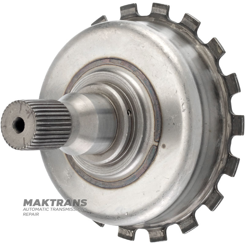 Zwischenwelle mit Flansch ZF 5HP19 5HP19A 1056 232 085 — (Gesamthöhe 111 mm, 34 Nuten (Außen-Ø 27,50 mm)