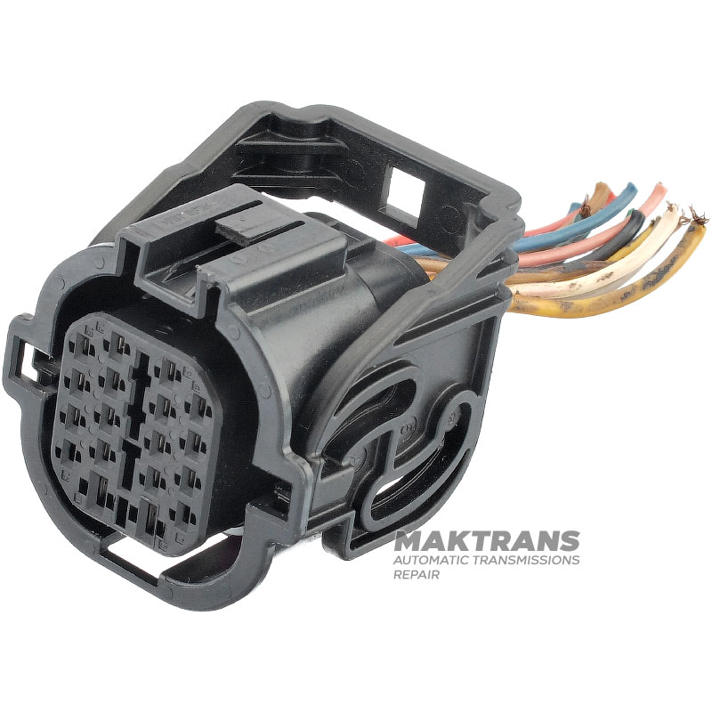 Stecker mit Drähten (externer Kabelstecker) Hyunda-KIA A6GF1 A6GF2 A6MF1 A6MF2 A6MF2H Hybrid A6LF1 A6LF2 A6LF3 – (inaktive Pins: 1 und 15)