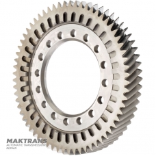 Schrägverzahntes Differentialgetriebe FORD HF45 HF55 eCVT PZ18-7F343-BB – 64 Zähne (Außen-Ø 248,75 mm, 2 Kerben, Breite 34,70 mm), 16 Befestigungslöcher