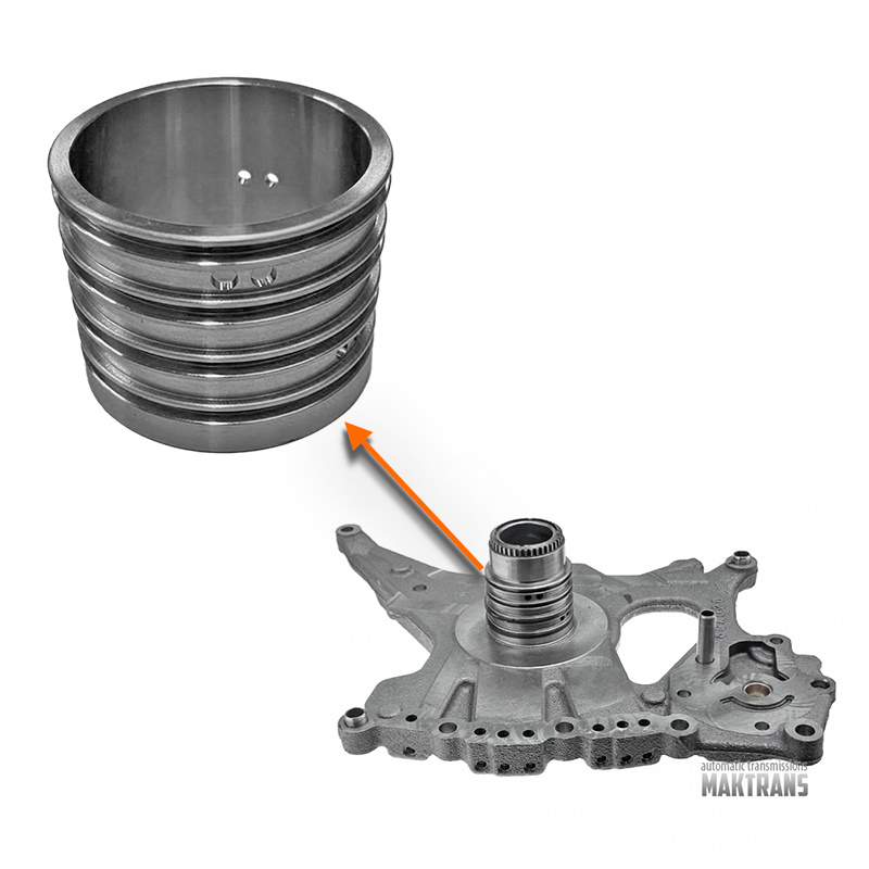 Bandage zum Wiederaufbau der Ölpumpennabe/-trommel C2-C4-Kupplung – Aisin Warner AWF8G45 (BMW, Peugeot, Citroen, Renault), TOYOTA UA80E UA80F