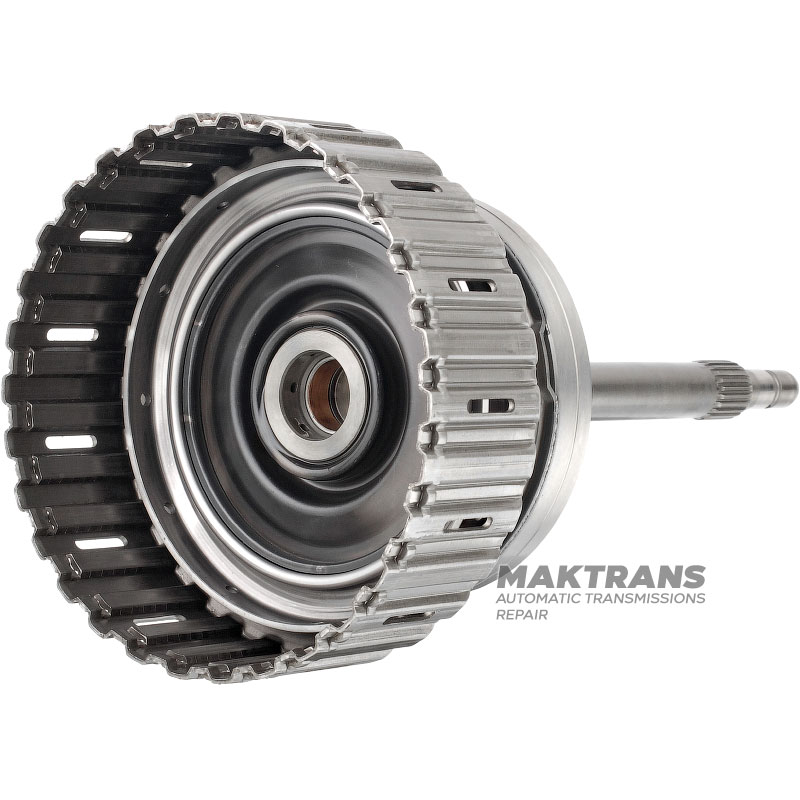 Входной вал / барабан K2 Clutch (пустой, без дисков) 722.6 Mercedes-Benz A210270012 — общая высота 360 мм, 78 зубьев кольцевая шестерня, для пакета K2 Clutch 6 фрикционных дисков (от поршня до стопорного кольца 37 мм)