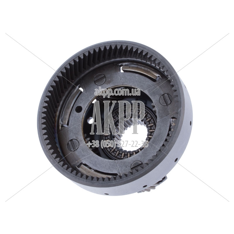 Hinteres Planetengetriebe NISSAN RE4F04A / JATCO JF403E 3142080X12 TGD500030 – 4 Ritzel (17 Zähne), Sonnenrad 42 Zähne (Außen-Ø 57,45 mm, 18 Keilverzahnungen), Hohlrad 75 Zähne (Außen-Ø 113,20 mm)