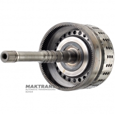 Eingangswelle/Trommel K1 Kupplung (7 Reibscheiben, 60 Zähne pro Scheibe) NISSAN RE7R01 315401XJ0C – (Gesamtlänge 324 mm, Wellenlänge 255 mm, 24 Keilnuten (Außen-Ø 25,70 mm), 105 Zähne am Zahnkranz)