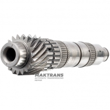 Abtriebswelle Nr. 1 (1-2-5-6) GETRAG DCT250 – Länge 244 mm, 19 Zähne am Zahnrad (Außen-Ø 58,80 mm, 3 Kerben)