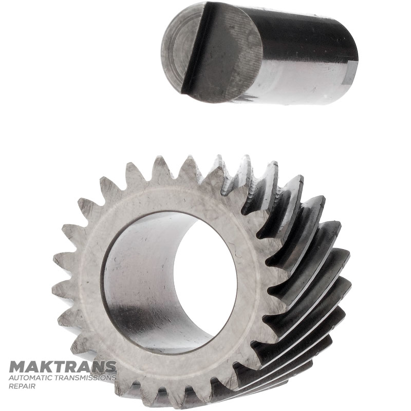 Schrägverzahntes Differentialgetriebe (Ritzel) GM 6T30 / 6T31 - 24 Zähne (Außen-Ø 38,10 mm), Innen-Ø 21,15 mm