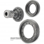 Satz Schrägverzahnungen des Hauptgetriebes TOYOTA \ LEXUS UA81E UA81F - 4120678020, 4130078030, 3570478010 (Differentialzahnrad 53 Zähne, Industriewelle 15/49, Zentralsattelzahnrad 52 Zähne)