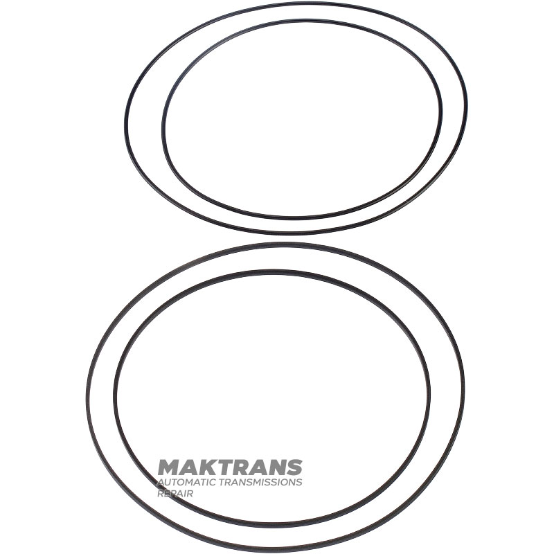 Satz Gummi- und Teflonringe Hyundai / KIA CVT C0GF1 - 2 Teflonringe, 2 Gummiringe