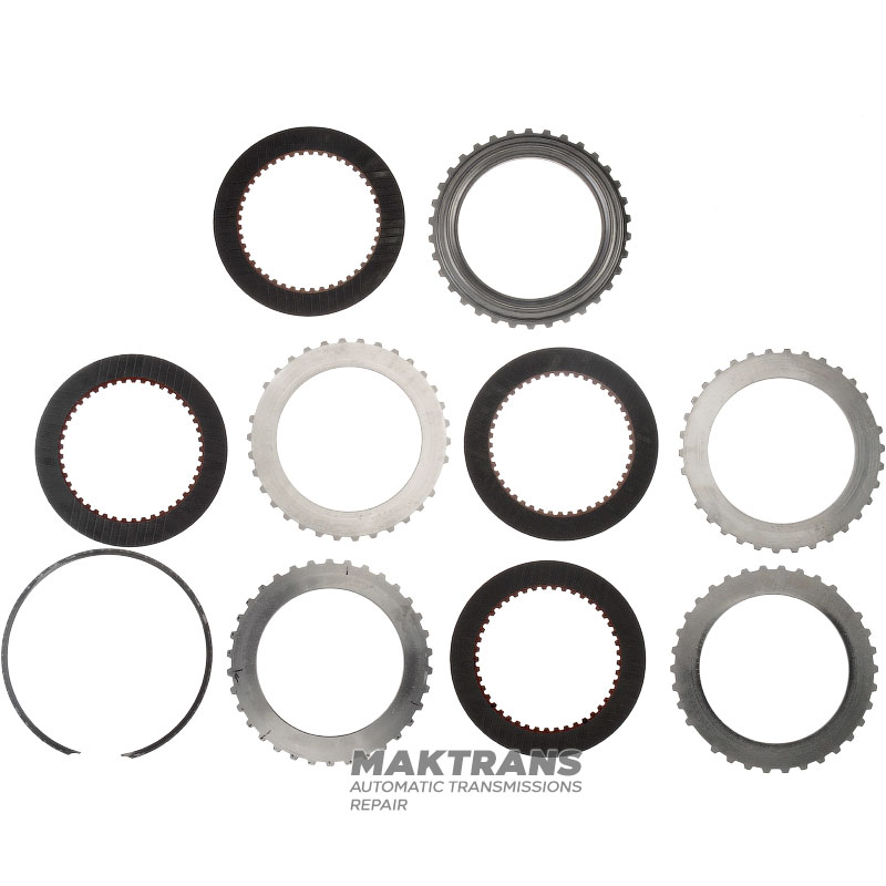 Rückwärtskupplungstrommel FORD 4R75E, 4R75W, 4R70E, 4R70W (AODE) 3L3Z-7D044-AA, F2TZ-7B442-A, EOAZ-7B164-A – 4 Reibscheiben (Gesamtdicke des Satzes 19,50 mm)