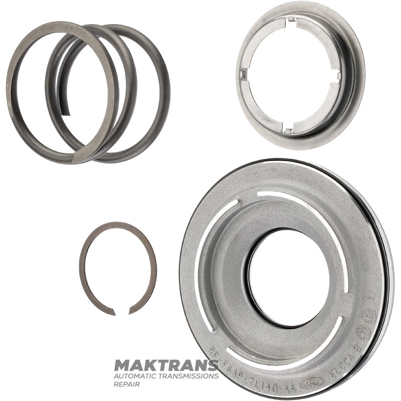 Kolben mit Rückholfeder VORWÄRTS-Kupplung FORD 4R70W, 4R75E, 4R75W (AOD, AODE, AODE-W) - XL3Z-7A262-AA, F3AZ-7A480-A,