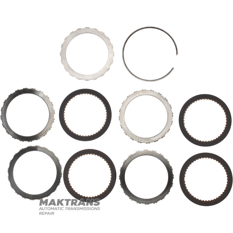 Trommel-Direktkupplung A4LD, 4R44E, 4R55E, 5R55E, 5R55N, 5R55S, 5R55W XL2P-7D047-AB – 4 Reibscheiben