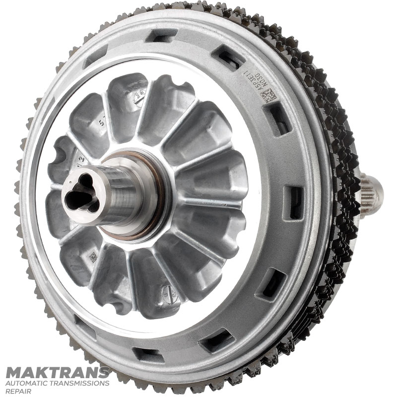 TrommelMOTOR Kupplung MAZDA Hybrid 8-Gang-Getriebe RZ44 – Gesamtwellenlänge 222 mm, 5 Reibscheiben (Gesamtdicke des Satzes 23,55 mm)