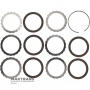 Kupplungstrommel FORD A4LD, 4R44E, 4R55E, 5R55E, 5R55N, 5R55S, 5R55W 90DT-7A511-DA - 5 Reibscheiben (Gesamtdicke des Kits 22,00 mm)