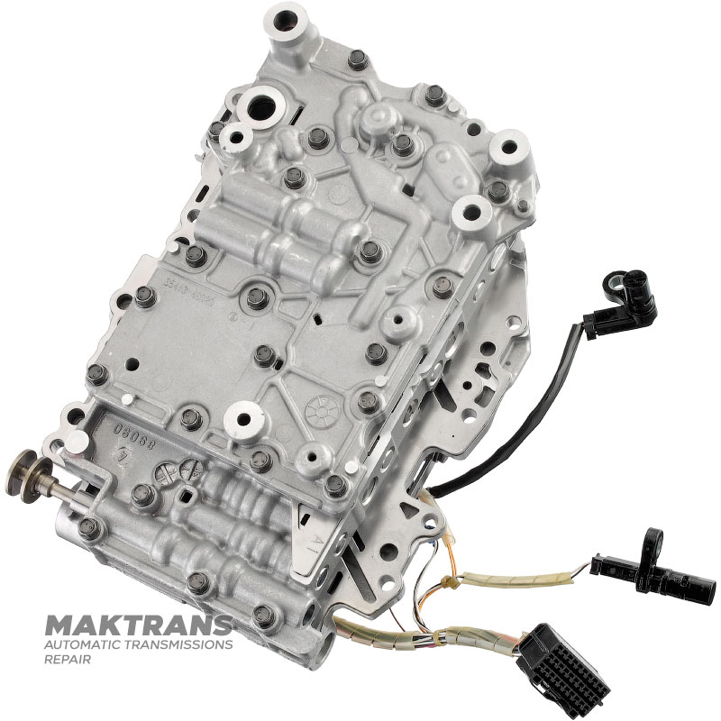 Ventilblock (restauriert) zusammengebaut mit Magnetspulen TOYOTA / LEXUS UA80E, UA80F 3541048080, 354100E010 - (für Fahrzeuge mit Start-Stopp-System, Markierungen auf der Karosserie 89090, Trennplatte A1)