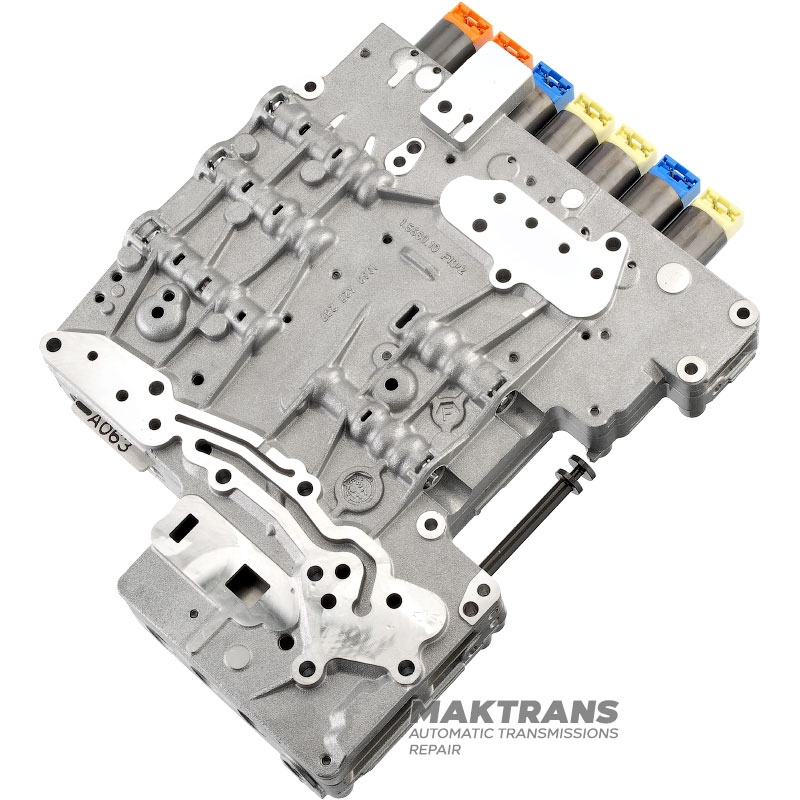 Ventilblockbaugruppe mit Magnetspulen (neu) ZF 6HP21, 6HP21X, 6HP28, 6HP28X (M-Shift) - Trennplatte A063 (1068327210), 1068427234, 1068427237