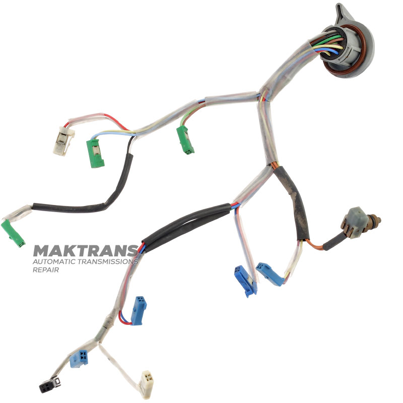 Ventilkörperverkabelung Aisin Warner AW TF-80SC, AWTF-81SC – 1 Temperatursensor, 10 Anschlüsse (3 grüne Anschlüsse, 4 blaue Anschlüsse, 2 weiße Anschlüsse, 1 schwarz)