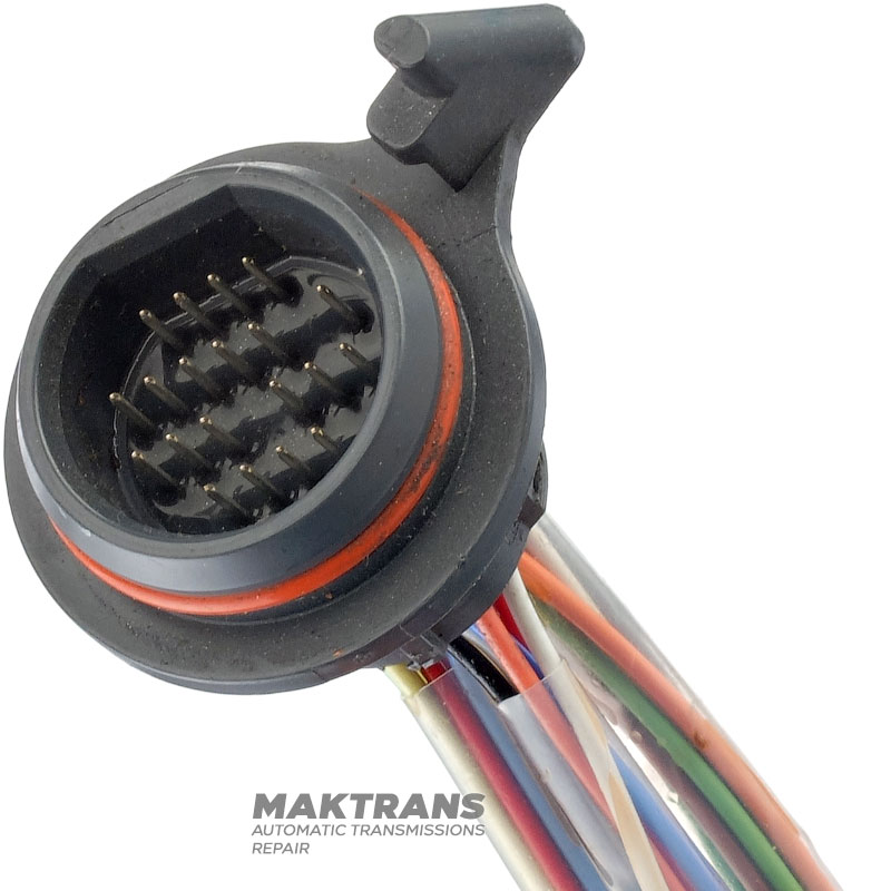 Ventilkörperverkabelung Aisin Warner AW TF-80SC, AWTF-81SC – 1 Temperatursensor, 10 Anschlüsse (2 grüne Anschlüsse, 3 blaue Anschlüsse, 2 weiße, 2 schwarze Anschlüsse, 1 braun)