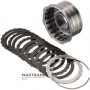 Direktkupplungstrommel FORD 5R55N, 5R55S, 5R55W, 1L2P-7D047-CA - 10 einseitige Reibscheiben (Gesamtdicke 26,15 mm)