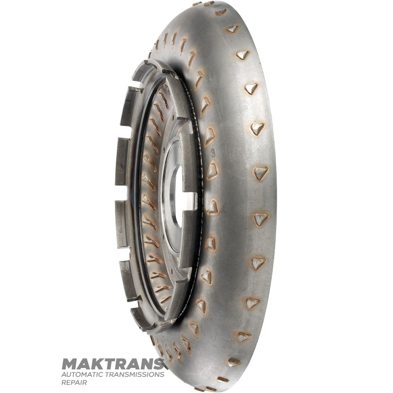 Turbinenrad des Drehmomentwandlers AUDI ZF 6HP19A (09L) — 000 044 / 000 236 (12 Zähne für einen Federdämpfer, Schaufelmarkierung 000 021)