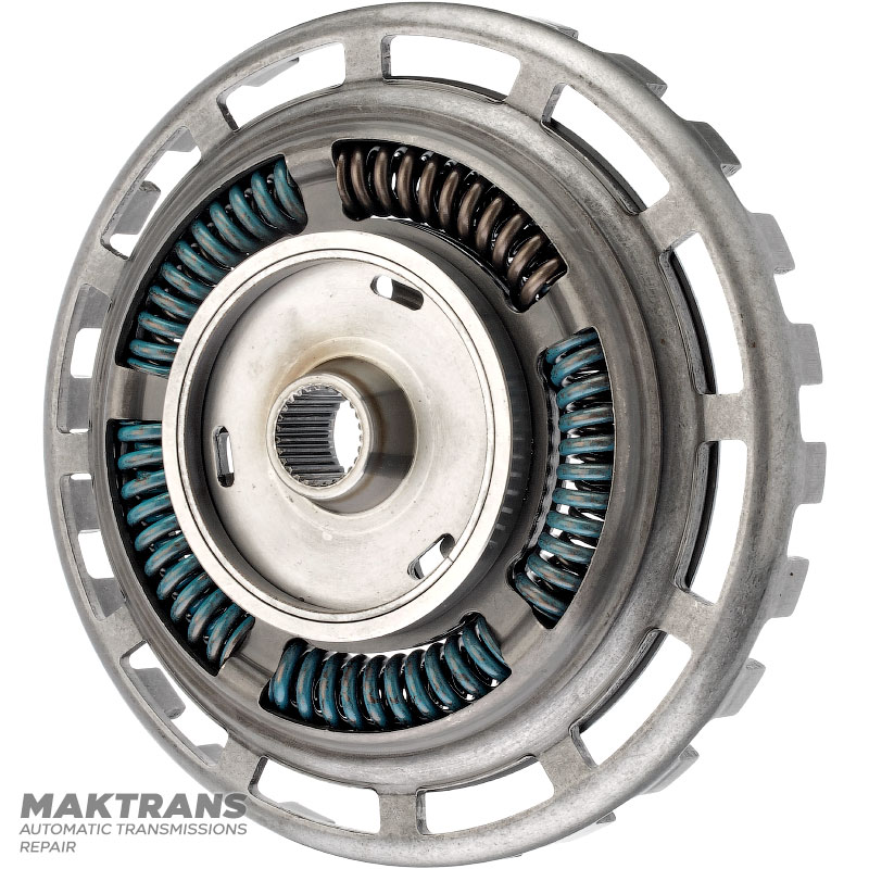 Federdämpfer des Drehmomentwandlers AUDI ZF 6HP19A (09L) — 000 044 / 000 236 (Außen-Ø 204,50 mm, 27 Zähne, 12 Löcher für Turbinenrad)