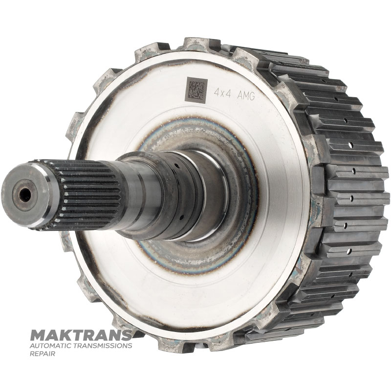 Ausgangswelle, Trommel K27 Kupplung Mercedes-Benz 725.0 AMG A2902701300 - Wellenlänge 135 mm, 30 Zähne (Außen-Ø 31,70 mm), Trommel K27 (7 Reibscheiben)