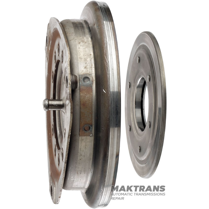 Vorderer Deckel des Drehmomentwandlers ZF 6HP26A (09E) — 000243, (Pilot-Staubsammler 16 mm, 3 Hauptschrauben)
