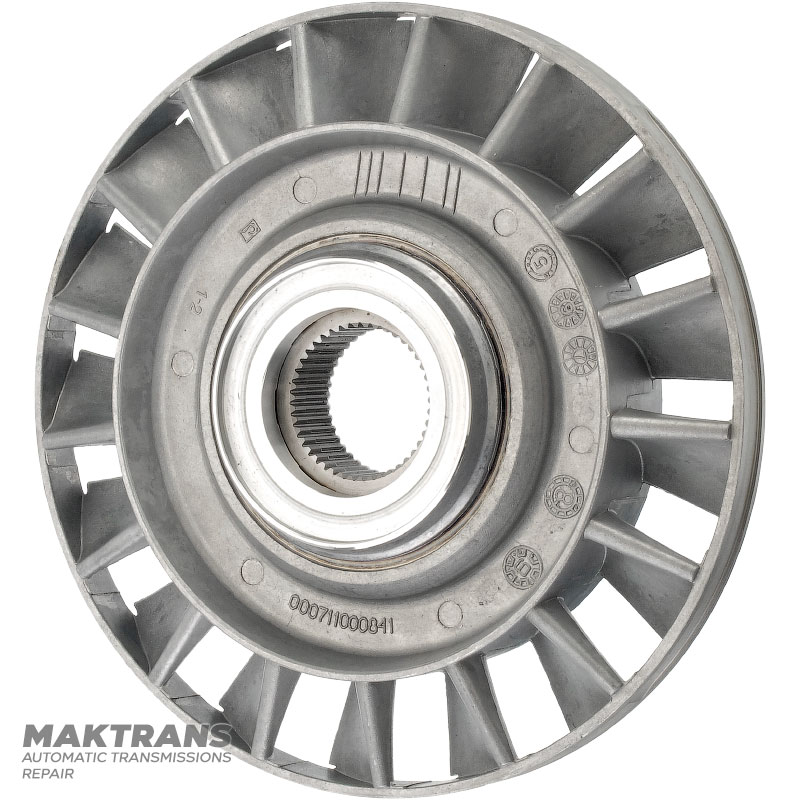 Reaktorrad-Hydrauliktransformator ZF 6HP26A (09E) — 000243, (Höhe 36 mm, Markierung auf dem Gehäuse 000711000841)