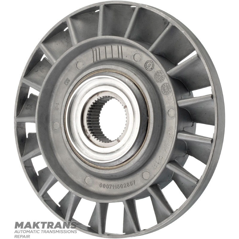 Reaktorrad-Hydrauliktransformator ZF 6HP26A (09E) — 000243, (Höhe 32 mm, Markierung auf dem Gehäuse 000711502897, 000711000841)