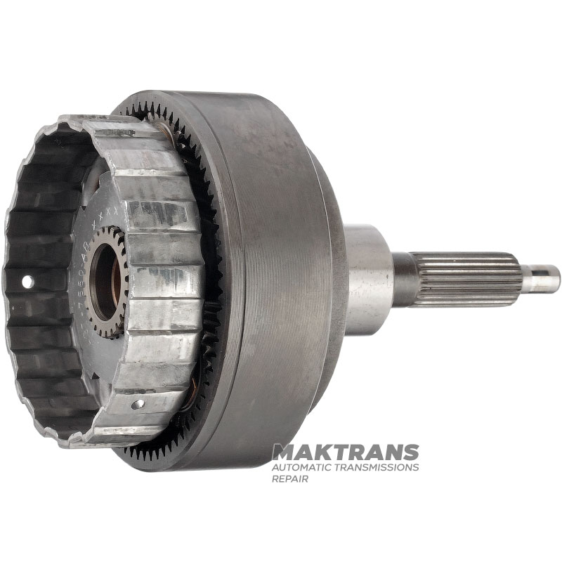 Planetengetriebe OVERDRIVE FORD A4LD, 4R44E, 4R55E, 5R55E — 3 Satelliten (25 mm), 24 mm Hauptstrahl (36,85 mm Durchmesser), 72 mm Hauptstrahl (115,50 mm Durchmesser), 23 Schlüssellocheinstellungen (Schlüssellochlänge 39 mm)