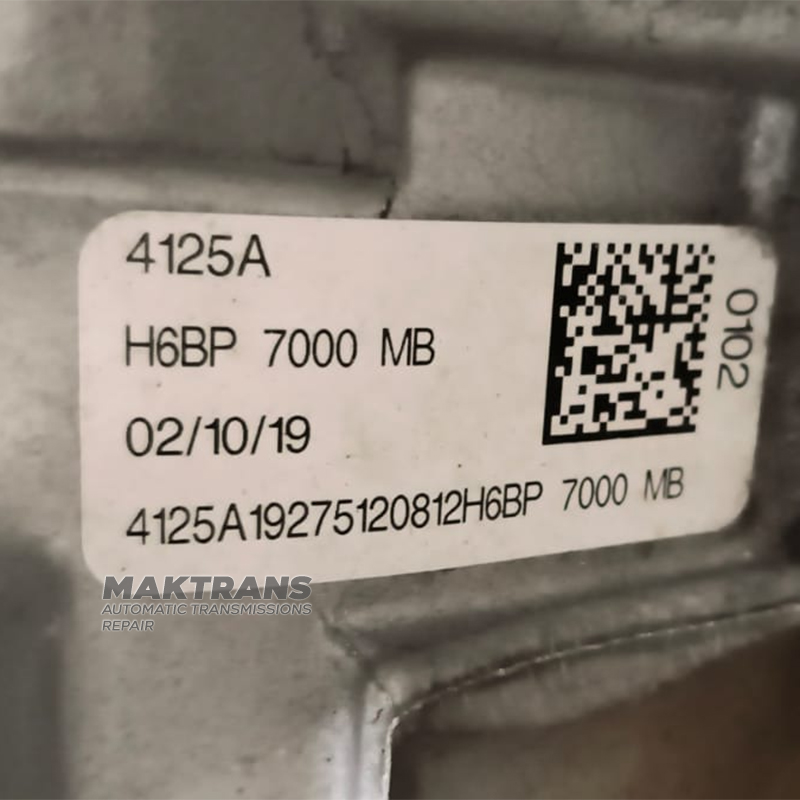 Generalüberholtes (straßenerprobtes) Getriebe FORD 6F15, 2WD — für Start-Stop-Systeme, H6BP-7000-MB, FIESTA MK8 1.0 ECOBOOST, (Verkauf nur im Austausch)