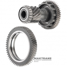 Schrägverzahnungssatz für Differentialantrieb TOYOTA UA80E, UA80F — Antriebsrad 56 Zähne (Außen-Ø 153,80 mm), Zwischenwelle 16 Zähne (Außen-Ø 64,60 mm) / 44 Zähne (Außen-Ø 123,90 mm)