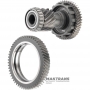 Schrägverzahnungssatz für Differentialantrieb TOYOTA UA80E, UA80F — Antriebsrad 56 Zähne (Außen-Ø 153,80 mm), Zwischenwelle 16 Zähne (Außen-Ø 64,60 mm) / 44 Zähne (Außen-Ø 123,90 mm)