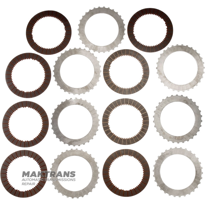 Satz Stahl- und Reibscheiben für Verteilergetriebe DODGE / CHRYSLER / JEEP MP3023 - 8 Reibscheiben (Gesamtdicke des Satzes 23,40 mm)