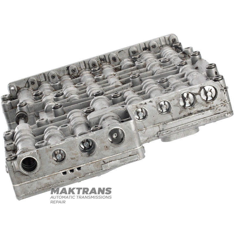 Ventilkörper komplett mit Magnetspulen (gebraucht, ungetestet) FORD 6R60, 6R80 — Trennplatte 6L2P-7Z490-FD, Reparatur dieses Ventilkörpers +150 $ zum Preis