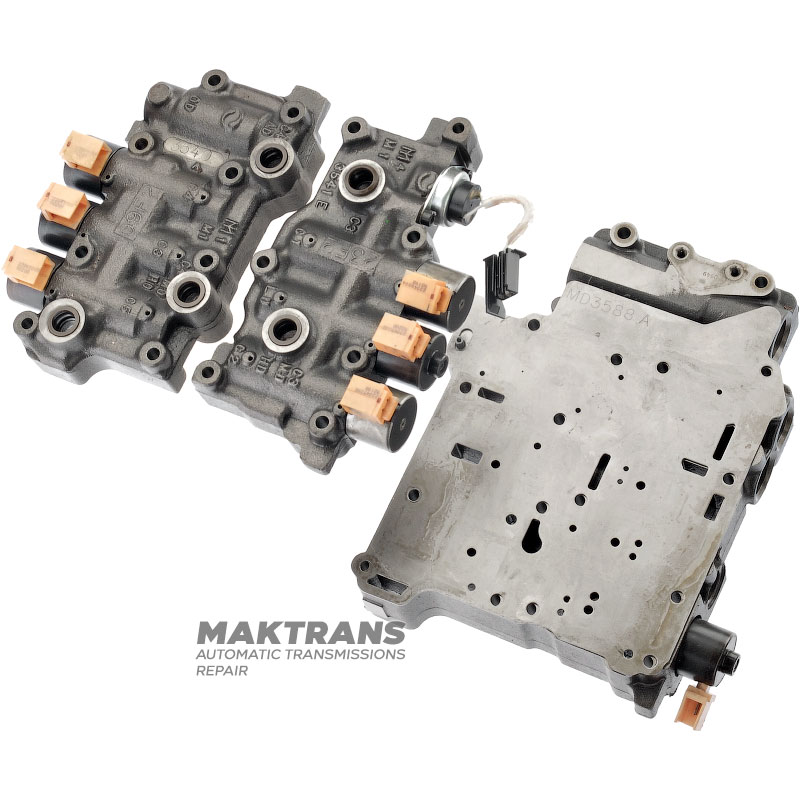 Ventilkörper komplett mit Magnetspulen ALLISON 3000, 4000 Serie – WTEC-Design, Trennplatte MD3588A, 23049305, 23049306