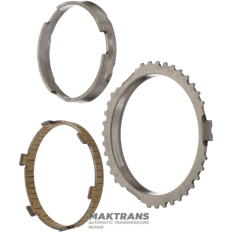 Synchronring für 2./R-Gang GETRAG 6DCT250 – 3 Elemente (30 Zähne, Außen-Ø 87,45 mm, Innen-Ø 69,85 mm)