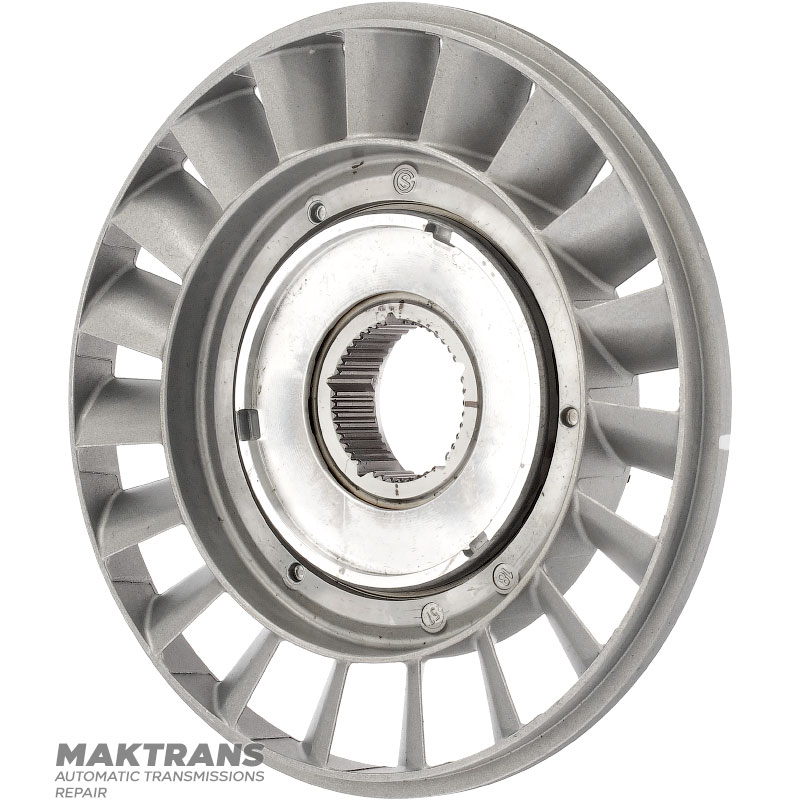 Reaktorrad des Drehmomentwandlers ZF 8HP45, 845RE, 850RE — 0711002739 (Außen-Ø 178,20 mm, 40 Keile)