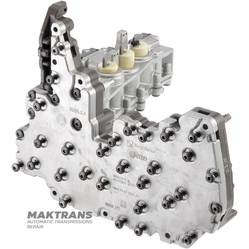 Hydraulische Steuereinheit (Mechatronik) Automatikgetriebe 0B5 (DL501) 0B5325025T 0B5325031N ohne Elektronikeinheit und Verkabelung - gebraucht, ungeprüft