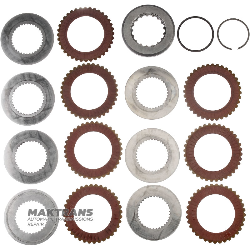 C1 Kupplung ALLISON 1000 Stahl- und Reibscheibensatz - 7 Reibscheiben (Gesamtsatzdicke 40,20 mm), 29538468, 29530314
