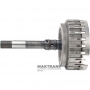 Überholte FORWARD Kupplungstrommel (leer, ohne Kolben und Scheiben) TOYOTA AC60E, AC60F - 20 Keilwellen (Außen-Ø 21,30 mm), Gesamthöhe 233 mm, Schaftlänge 185 mm